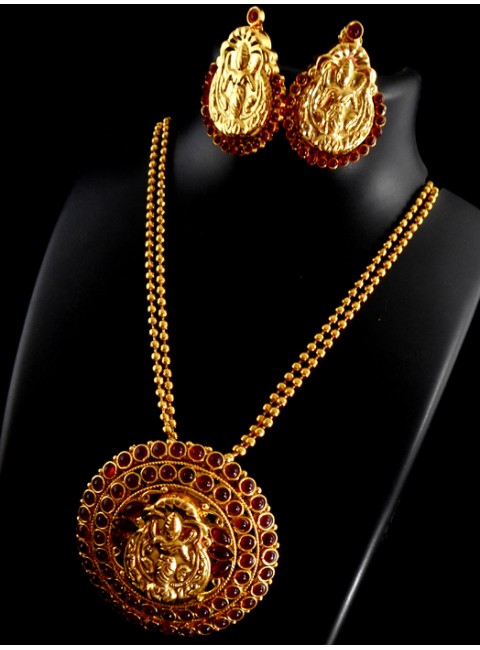 Polki Pendant Set